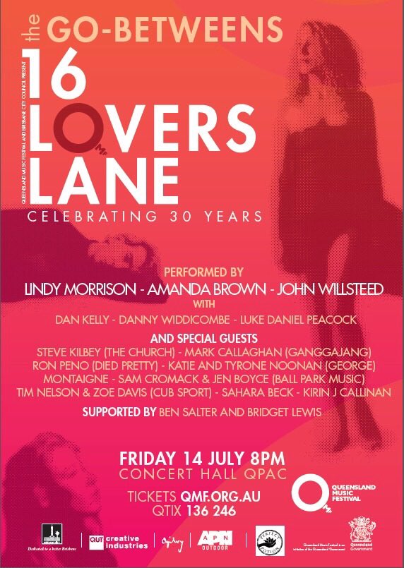 16 Lovers Lane concert poster