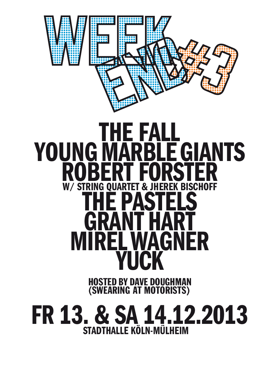 Poster for Köln gig 14th December 2013